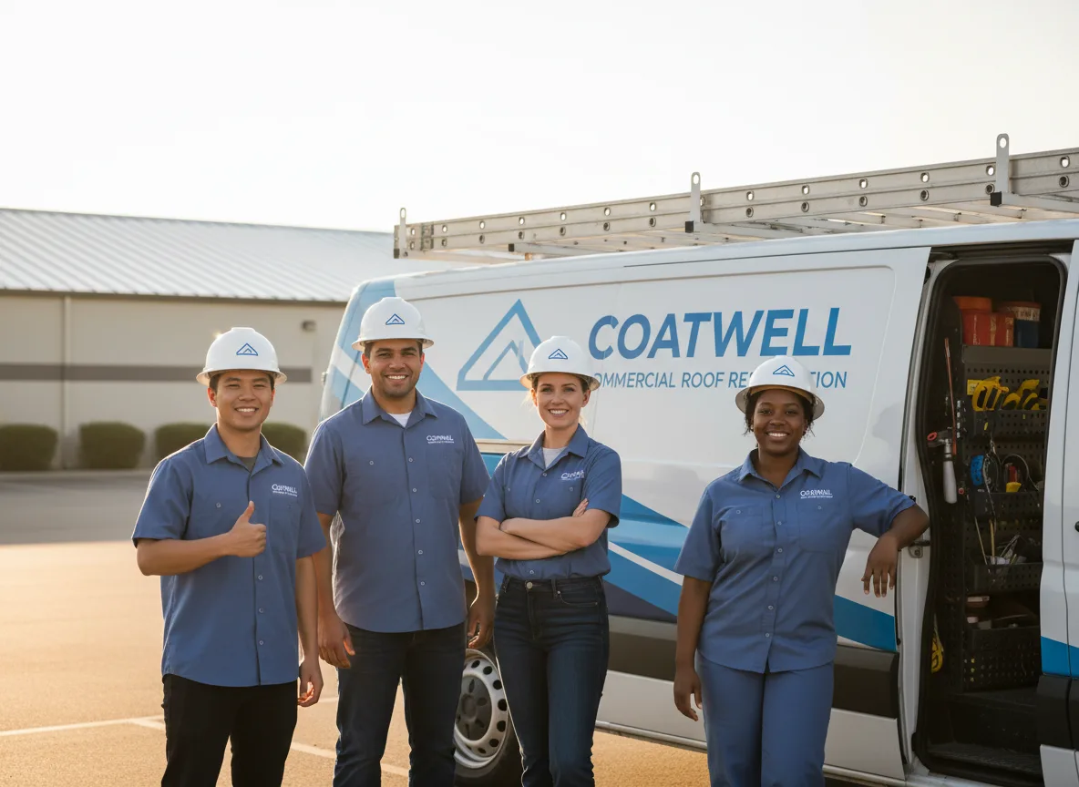 Commercial roof coating company in Roanoke, IL